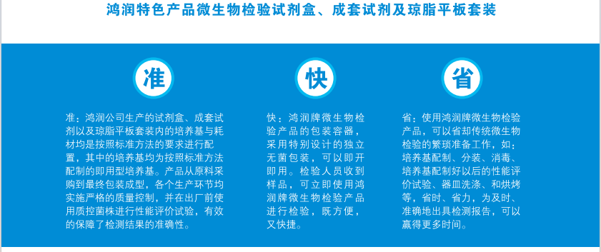 湖南鴻潤生物科技有限公司 培養(yǎng)基|即用型培養(yǎng)基|水質(zhì)|食品|公共場所|微生物檢驗